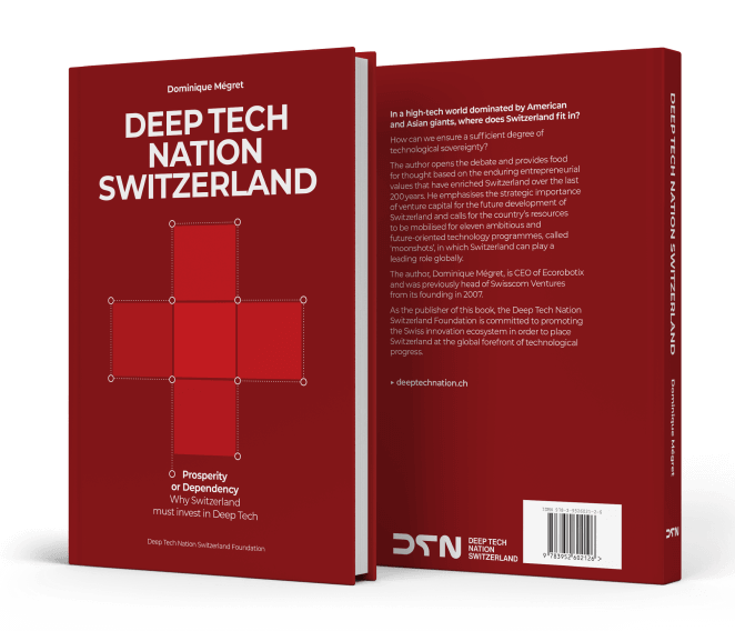 Front and Back of the Deep Tech Nation Switzerland Book