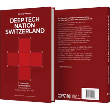 Front and Back of the Deep Tech Nation Switzerland Book