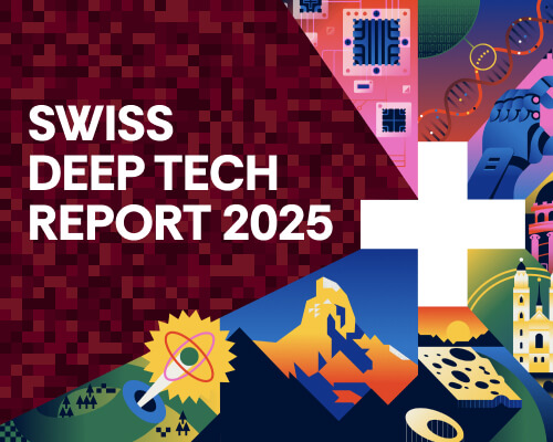 Cover Image of the Swiss Deep Tech Report 2025