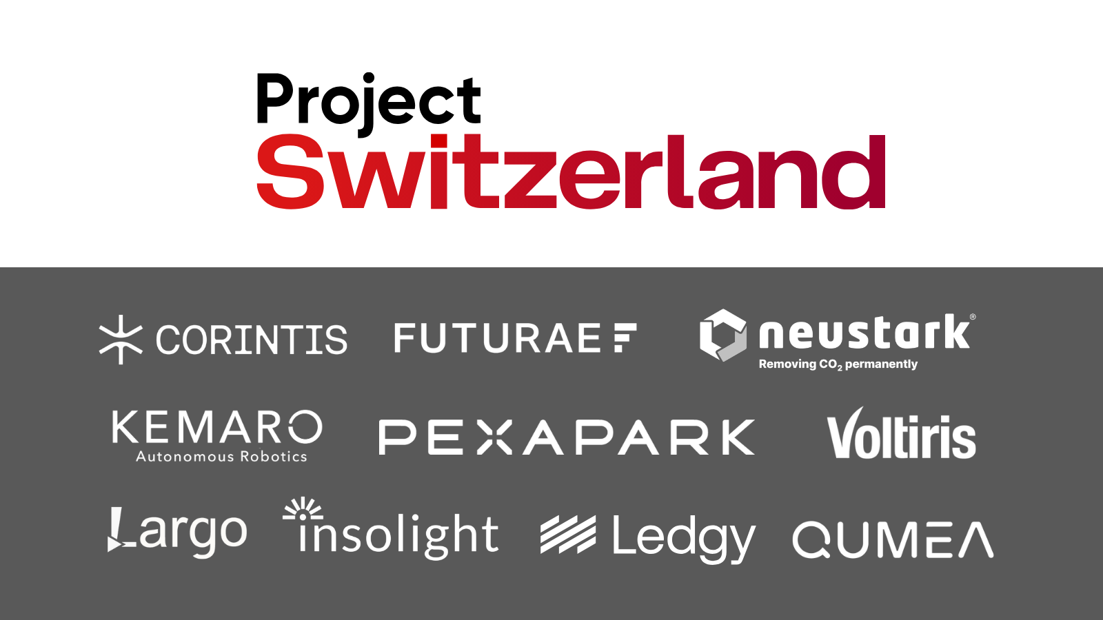 Project Switzerland: 10 Scale-ups selected to join the ranks of Switzerland’s global market leaders
